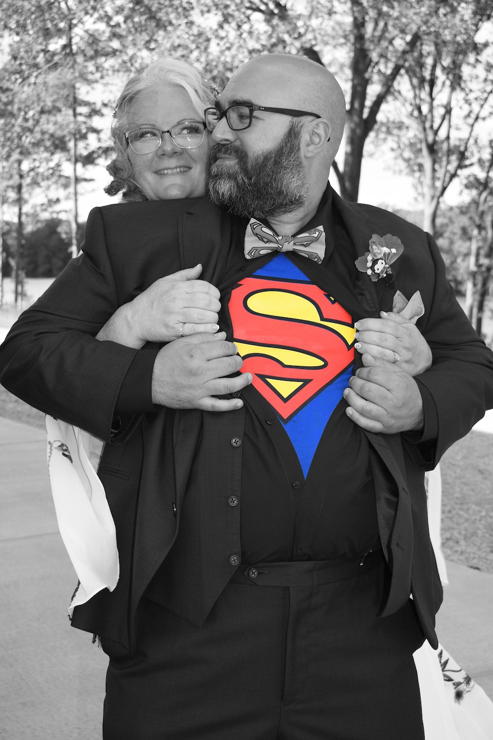 Superman_B+W